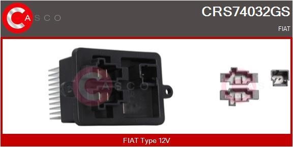 Casco CRS74032GS Резистор, компресор салону CRS74032GS: Купити в Україні - Добра ціна на EXIST.UA!