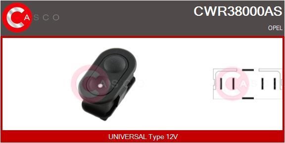 Casco CWR38000AS Кнопка склопідіймача CWR38000AS: Купити в Україні - Добра ціна на EXIST.UA!