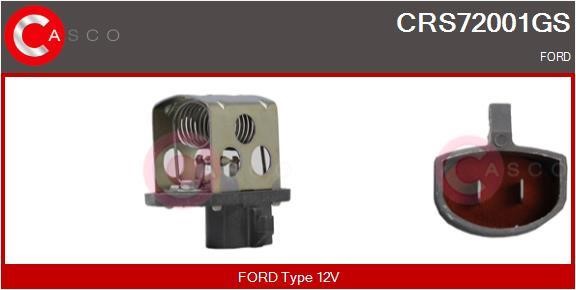 Casco CRS72001GS Додатковий резистор, електродвигун вентилятора радіатора CRS72001GS: Приваблива ціна - Купити в Україні на EXIST.UA!