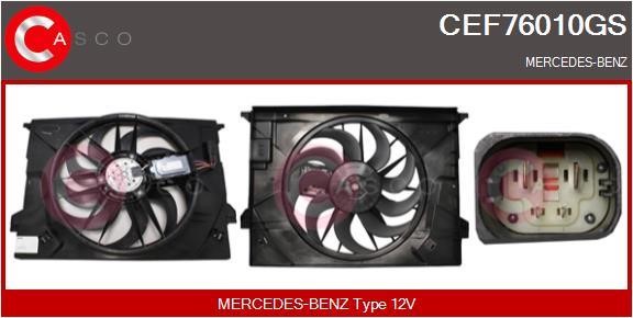 Casco CEF76010GS Електродвигун, вентилятор радіатора CEF76010GS: Купити в Україні - Добра ціна на EXIST.UA!