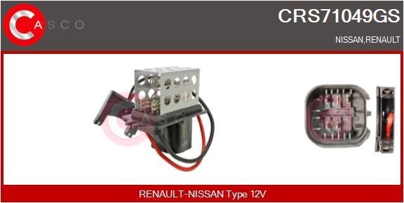 Casco CRS71049GS Резистор, компресор салону CRS71049GS: Купити в Україні - Добра ціна на EXIST.UA!