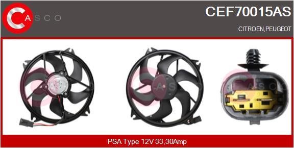 Casco CEF70015AS Електродвигун, вентилятор радіатора CEF70015AS: Купити в Україні - Добра ціна на EXIST.UA!