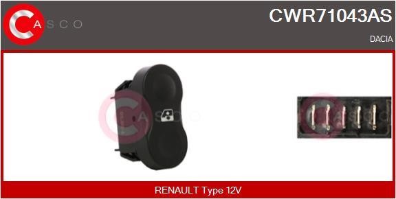 Casco CWR71043AS Блок кнопок склопідйомників CWR71043AS: Купити в Україні - Добра ціна на EXIST.UA!