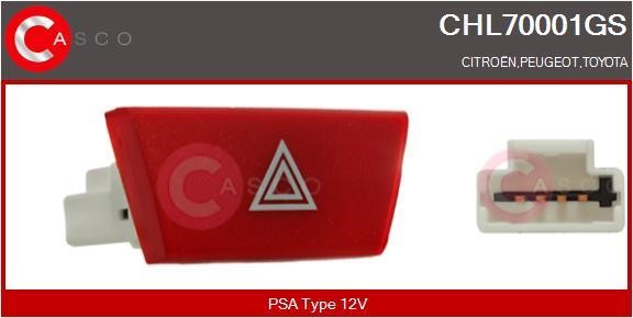 Casco CHL70001GS Кнопка аварійної сигналізації CHL70001GS: Купити в Україні - Добра ціна на EXIST.UA!