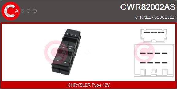 Casco CWR82002AS Блок кнопок склопідйомників CWR82002AS: Купити в Україні - Добра ціна на EXIST.UA!