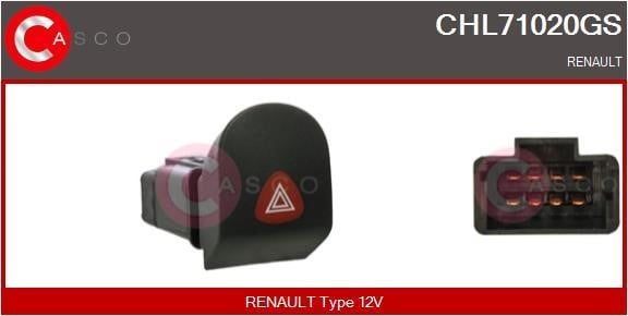 Casco CHL71020GS Кнопка аварійної сигналізації CHL71020GS: Купити в Україні - Добра ціна на EXIST.UA!