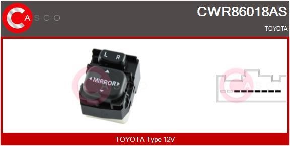 Casco CWR86018AS Блок кнопок склопідйомників CWR86018AS: Приваблива ціна - Купити в Україні на EXIST.UA!