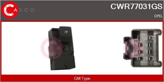 Casco CWR77031GS Кнопка склопідіймача CWR77031GS: Купити в Україні - Добра ціна на EXIST.UA!