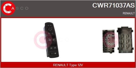 Casco CWR71037AS Блок кнопок склопідйомників CWR71037AS: Купити в Україні - Добра ціна на EXIST.UA!