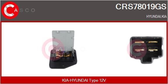 Casco CRS78019GS Резистор, компресор салону CRS78019GS: Купити в Україні - Добра ціна на EXIST.UA!