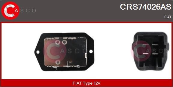Casco CRS74026AS Резистор, компресор салону CRS74026AS: Купити в Україні - Добра ціна на EXIST.UA!