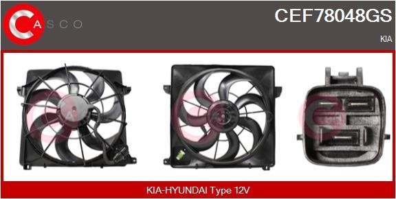 Casco CEF78048GS Електродвигун, вентилятор радіатора CEF78048GS: Купити в Україні - Добра ціна на EXIST.UA!