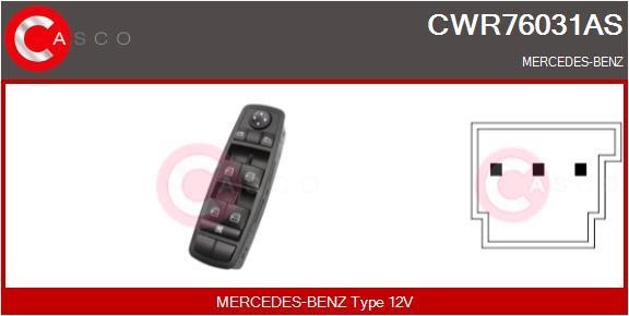 Casco CWR76031AS Блок кнопок склопідйомників CWR76031AS: Приваблива ціна - Купити в Україні на EXIST.UA!