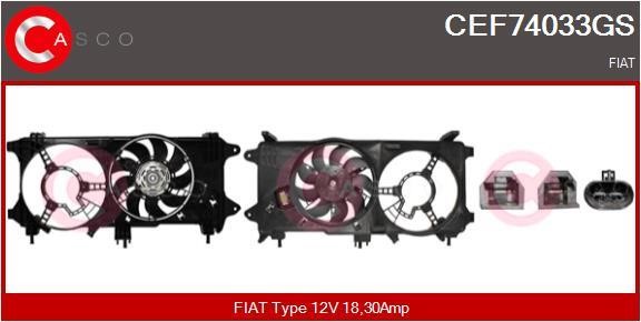 Casco CEF74033GS Електродвигун, вентилятор радіатора CEF74033GS: Купити в Україні - Добра ціна на EXIST.UA!