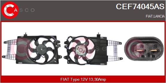 Casco CEF74045AS Електродвигун, вентилятор радіатора CEF74045AS: Купити в Україні - Добра ціна на EXIST.UA!