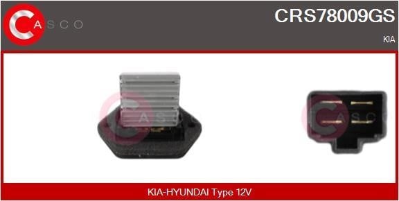 Casco CRS78009GS Резистор, компресор салону CRS78009GS: Купити в Україні - Добра ціна на EXIST.UA!