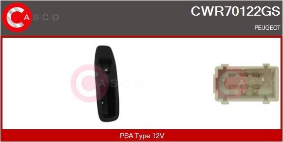 Casco CWR70122GS Кнопка склопідіймача CWR70122GS: Купити в Україні - Добра ціна на EXIST.UA!