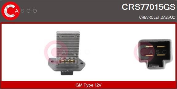 Casco CRS77015GS Резистор, компресор салону CRS77015GS: Купити в Україні - Добра ціна на EXIST.UA!