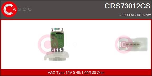Casco CRS73012GS Резистор, компресор салону CRS73012GS: Купити в Україні - Добра ціна на EXIST.UA!