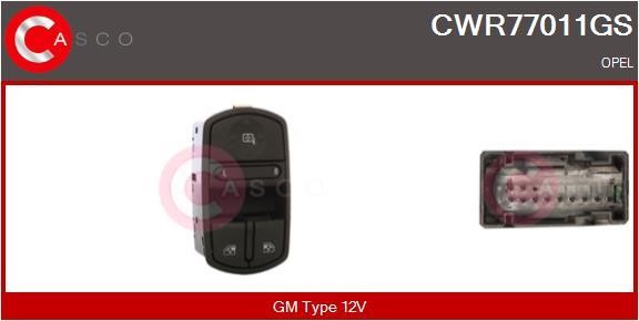 Casco CWR77011GS Блок кнопок склопідйомників CWR77011GS: Купити в Україні - Добра ціна на EXIST.UA!