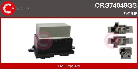 Casco CRS74048GS Резистор, компресор салону CRS74048GS: Купити в Україні - Добра ціна на EXIST.UA!