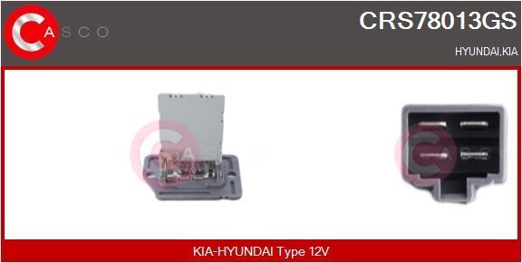 Casco CRS78013GS Резистор, компресор салону CRS78013GS: Купити в Україні - Добра ціна на EXIST.UA!