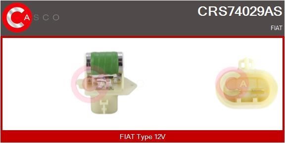 Casco CRS74029AS Додатковий резистор, електродвигун вентилятора радіатора CRS74029AS: Купити в Україні - Добра ціна на EXIST.UA!