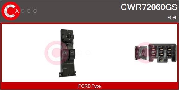 Casco CWR72060GS Блок кнопок склопідйомників CWR72060GS: Купити в Україні - Добра ціна на EXIST.UA!