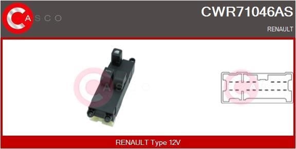 Casco CWR71046AS Блок кнопок склопідйомників CWR71046AS: Купити в Україні - Добра ціна на EXIST.UA!