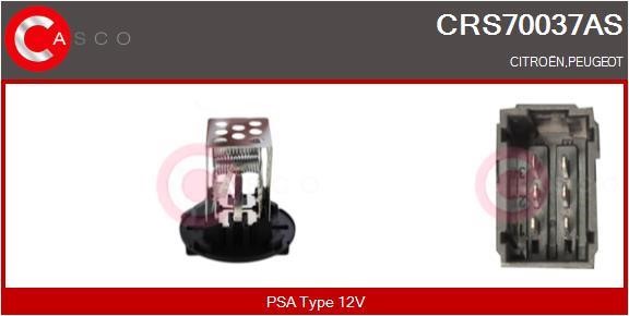 Casco CRS70037AS Резистор, компресор салону CRS70037AS: Купити в Україні - Добра ціна на EXIST.UA!