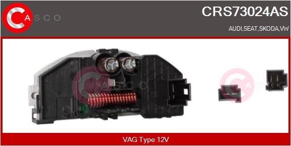 Casco CRS73024AS Резистор, компресор салону CRS73024AS: Купити в Україні - Добра ціна на EXIST.UA!