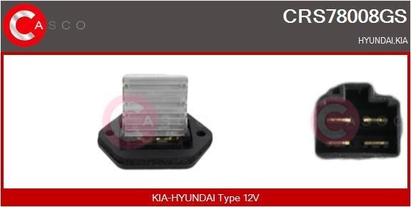 Casco CRS78008GS Резистор, компресор салону CRS78008GS: Приваблива ціна - Купити в Україні на EXIST.UA!