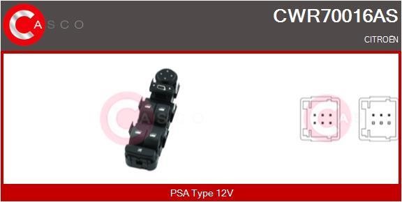 Casco CWR70016AS Блок кнопок склопідйомників CWR70016AS: Купити в Україні - Добра ціна на EXIST.UA!