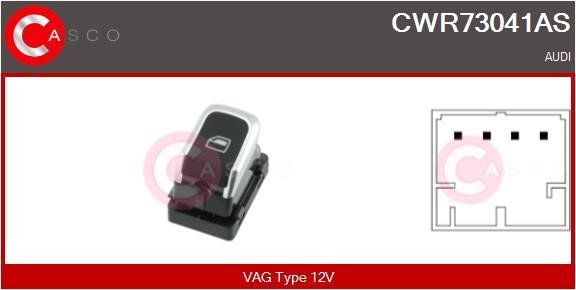Casco CWR73041AS Кнопка склопідіймача CWR73041AS: Приваблива ціна - Купити в Україні на EXIST.UA!