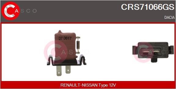 Casco CRS71066GS Резистор, компресор салону CRS71066GS: Купити в Україні - Добра ціна на EXIST.UA!