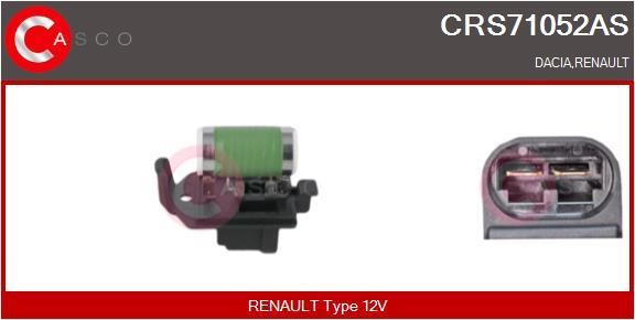 Casco CRS71052AS Додатковий резистор, електродвигун вентилятора радіатора CRS71052AS: Купити в Україні - Добра ціна на EXIST.UA!