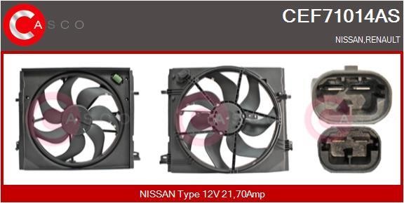 Casco CEF71014AS Електродвигун, вентилятор радіатора CEF71014AS: Купити в Україні - Добра ціна на EXIST.UA!