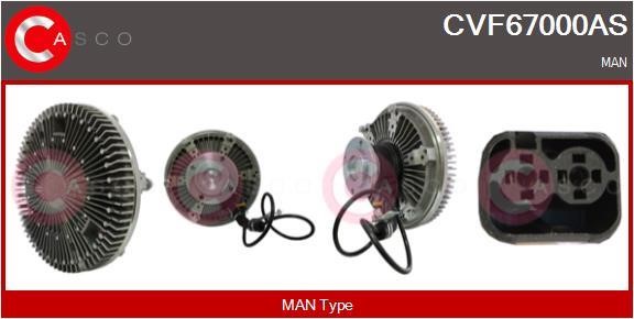 Casco CVF67000AS Муфта, вентилятор радіатора CVF67000AS: Купити в Україні - Добра ціна на EXIST.UA!