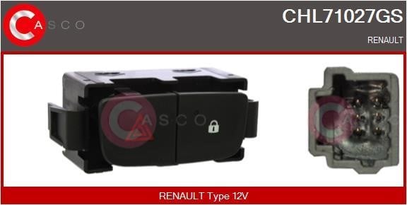 Casco CHL71027GS Кнопка аварійної сигналізації CHL71027GS: Купити в Україні - Добра ціна на EXIST.UA!