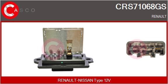 Casco CRS71068GS Резистор, компресор салону CRS71068GS: Купити в Україні - Добра ціна на EXIST.UA!