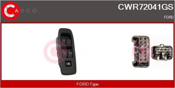 Casco CWR72041GS Блок кнопок склопідйомників CWR72041GS: Купити в Україні - Добра ціна на EXIST.UA!