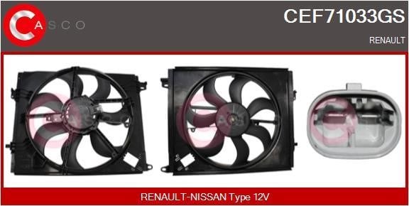 Casco CEF71033GS Електродвигун, вентилятор радіатора CEF71033GS: Купити в Україні - Добра ціна на EXIST.UA!