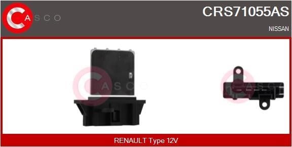 Casco CRS71055AS Резистор, компресор салону CRS71055AS: Купити в Україні - Добра ціна на EXIST.UA!