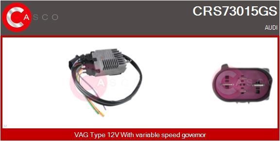 Casco CRS73015GS Додатковий резистор, електродвигун вентилятора радіатора CRS73015GS: Купити в Україні - Добра ціна на EXIST.UA!