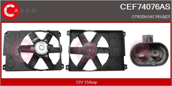 Casco CEF74076AS Електродвигун, вентилятор радіатора CEF74076AS: Купити в Україні - Добра ціна на EXIST.UA!
