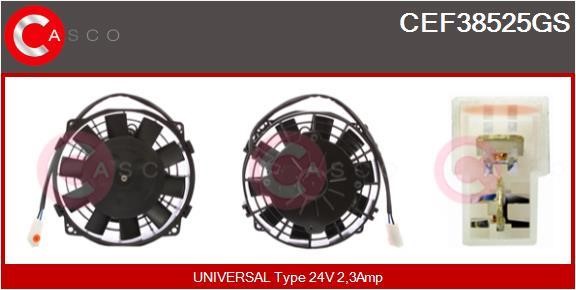Casco CEF38525GS Електродвигун, вентилятор радіатора CEF38525GS: Купити в Україні - Добра ціна на EXIST.UA!