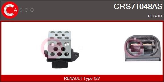 Casco CRS71048AS Додатковий резистор, електродвигун вентилятора радіатора CRS71048AS: Купити в Україні - Добра ціна на EXIST.UA!