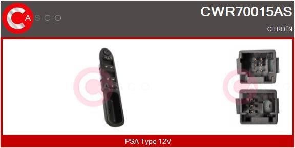 Casco CWR70015AS Блок кнопок склопідйомників CWR70015AS: Приваблива ціна - Купити в Україні на EXIST.UA!