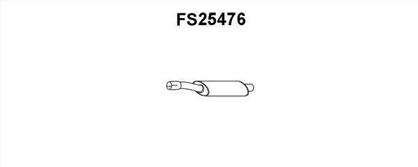 Faurecia FS25476 Додатковий глушник FS25476: Купити в Україні - Добра ціна на EXIST.UA!