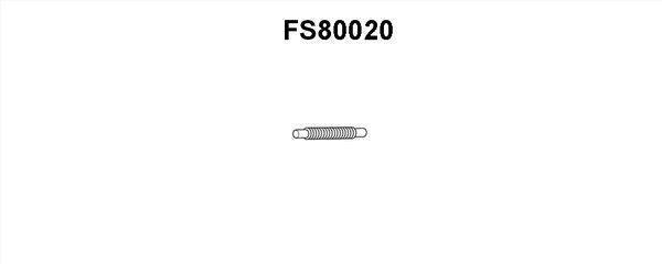 Faurecia FS80020 Гофрована труба, система відведення ВГ FS80020: Приваблива ціна - Купити в Україні на EXIST.UA!